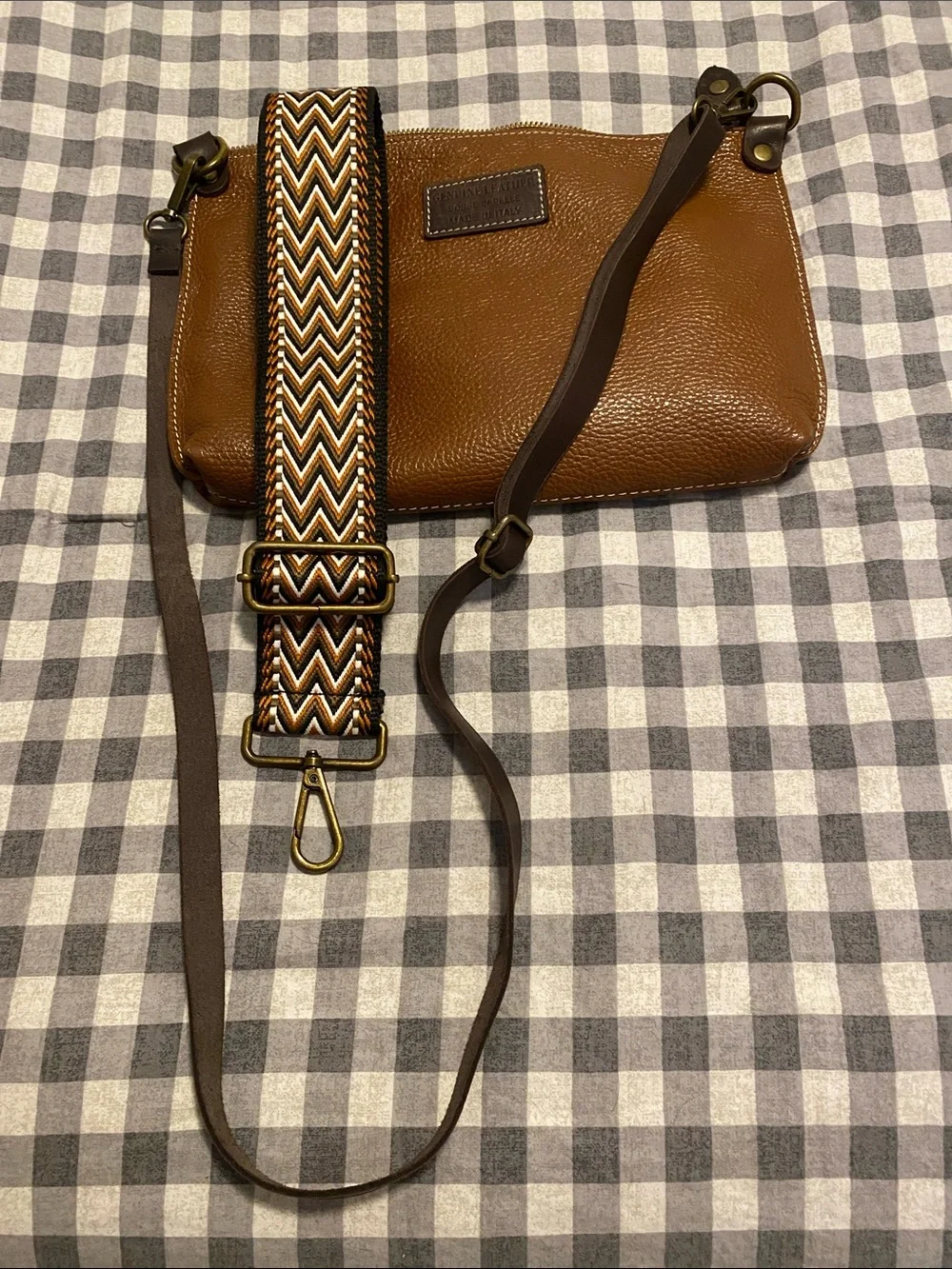 Borse in Pelle Genuine Leather Crossbody Purse